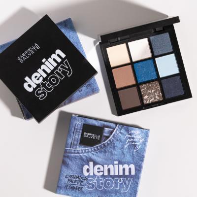 Gabriella Salvete Denim Story Eyeshadow Palette Oční stín pro ženy 34 g