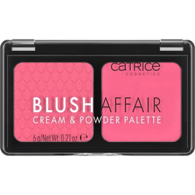 Catrice Blush Affair Cream &amp; Powder Palette Tvářenka pro ženy 6 g Odstín 020 Pleasing Pink