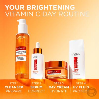 L&#039;Oréal Paris Revitalift Vitamin C Brightening Cream Denní pleťový krém pro ženy 50 ml