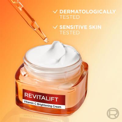 L&#039;Oréal Paris Revitalift Vitamin C Brightening Cream Denní pleťový krém pro ženy 50 ml