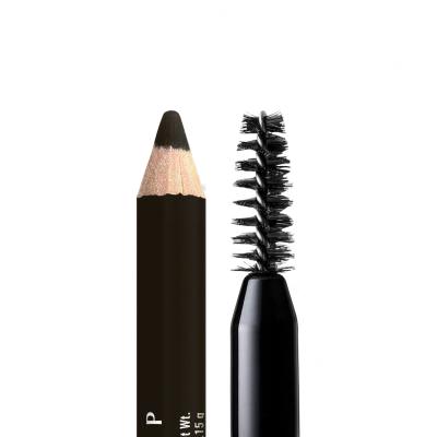 NYX Professional Makeup Powder Louder Brow Pencil Tužka na obočí pro ženy 1,15 g Odstín 09 Black