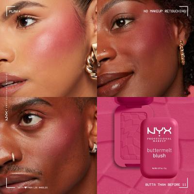 NYX Professional Makeup Buttermelt Blush Tvářenka pro ženy 5 g Odstín 11 Butta Than Before