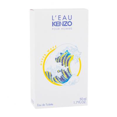 KENZO L´Eau Kenzo Pour Homme Hyper Wave Toaletní voda pro muže 50 ml poškozená krabička