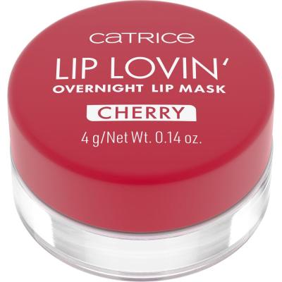 Catrice Lip Lovin&#039; Overnight Lip Mask Balzám na rty pro ženy 4 g Odstín 020 Cherry Pop