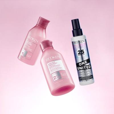 Redken Volume Injection Dream Big Dárková kazeta šampon Volume Injection 300 ml + kondicionér Volume Injection 300 ml + vlasová péče One United All-In-One Multi-Benefit Treatment 150 ml