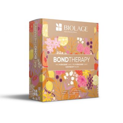 Biolage Bond Therapy Dárková kazeta šampon Bond Therapy 250 ml + kondicionér Bond Therapy 200 ml + vyhlazující bezoplachový krém Bond Therapy Smoothing Leave-In Cream 150 ml