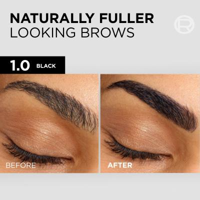 L&#039;Oréal Paris Brow Color Semi-Permanent Eyebrow Tint Barva na obočí pro ženy 1 ks Odstín 1.0 Black