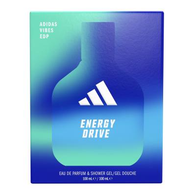 Adidas Vibes Energy Drive Dárková kazeta parfémovaná voda 100 ml + sprchový gel 100 ml