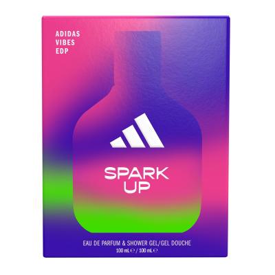 Adidas Vibes Spark Up Dárková kazeta parfémovaná voda 100 ml + sprchový gel 100 ml