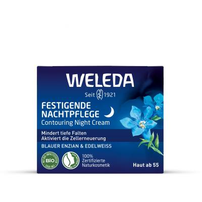 Weleda Blue Gentian &amp; Edelweiss Contouring Night Cream Noční pleťový krém pro ženy 40 ml