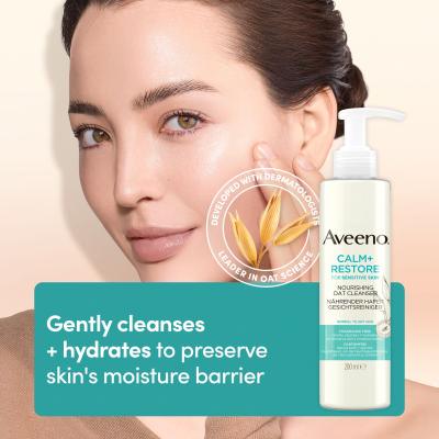 Aveeno Calm + Restore Nourishing Oat Cleanser Čisticí krém 200 ml