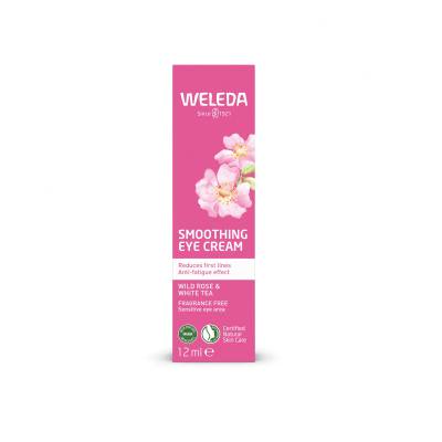 Weleda Wild Rose &amp; White Tea Smoothing Eye Cream Oční krém pro ženy 12 ml