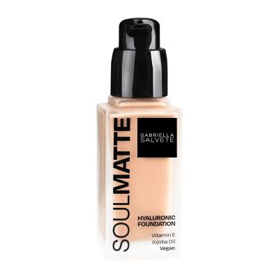 Gabriella Salvete Soulmatte Hyaluronic Foundation Make-up pro ženy 30 ml Odstín 03C Beige Cold