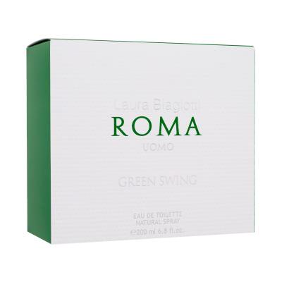 Laura Biagiotti Roma Uomo Green Swing Toaletní voda pro muže 200 ml poškozená krabička