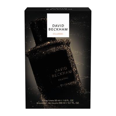 David Beckham Classic Dárková kazeta toaletní voda 50 ml + sprchový gel 200 ml