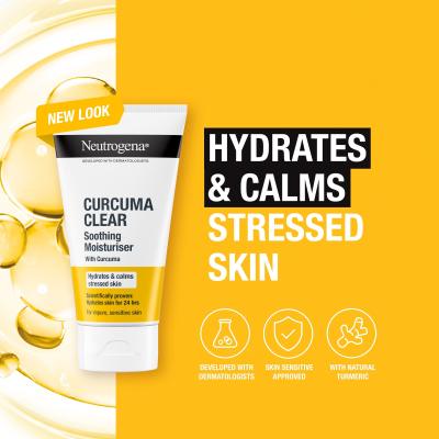 Neutrogena Curcuma Clear Soothing Moisturiser Denní pleťový krém 75 ml