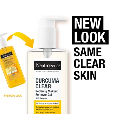 Neutrogena Curcuma Clear Soothing Makeup Remover Gel Odličovače pleti 200 ml