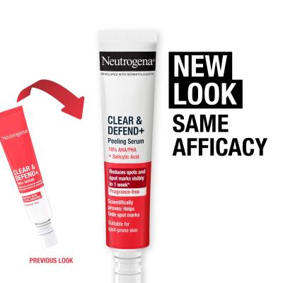 Neutrogena Clear &amp; Defend+ Peeling Serum Pleťové sérum 30 ml