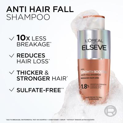 L&#039;Oréal Paris Elseve Growth Booster Anti-Fall Shampoo Šampon 200 ml