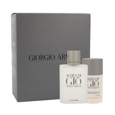 Giorgio Armani Acqua di Giò Pour Homme Dárková kazeta toaletní voda 100 ml + deostick 75 ml