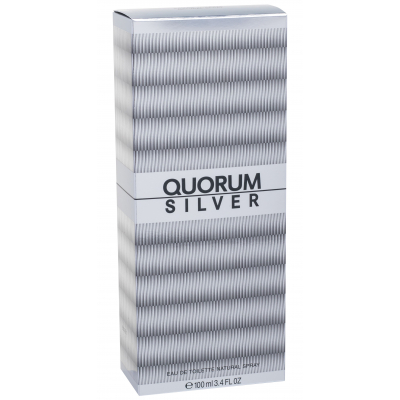 Antonio Puig Quorum Silver Toaletní voda pro muže 100 ml