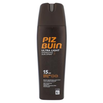 PIZ BUIN Ultra Light Hydrating Sun Spray SPF15 Opalovací přípravek na tělo 200 ml