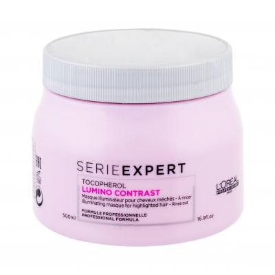 L'Oréal Professionnel Série Expert Lumino Contrast Maska na vlasy pro ženy 500 ml