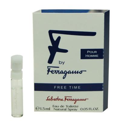 Ferragamo F by Ferragamo Free Time Toaletní voda pro muže 1,5 ml vzorek