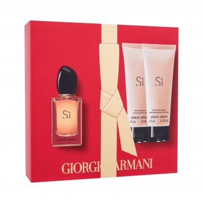 Giorgio Armani Sì Dárková kazeta parfémovaná voda 50 ml + tělové mléko 75 ml + sprchový gel 75 ml