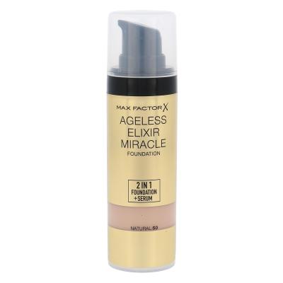 Max Factor Ageless Elixir 2in1 Foundation + Serum SPF15 Make-up pro ženy 30 ml Odstín 50 Natural