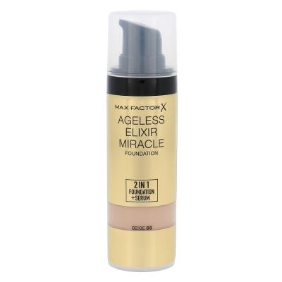 Max Factor Ageless Elixir 2in1 Foundation + Serum SPF15 Make-up pro ženy 30 ml Odstín 55 Beige