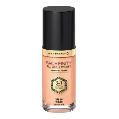 Max Factor Facefinity All Day Flawless SPF20 Make-up pro ženy 30 ml Odstín N75 Golden