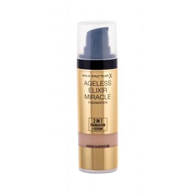 Max Factor Ageless Elixir 2in1 Foundation + Serum SPF15 Make-up pro ženy 30 ml Odstín 45 Warm Almond