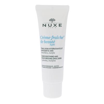 NUXE Creme Fraiche de Beauté Light 24hr Soothing And Moisturizing Emulsion Denní pleťový krém pro ženy 50 ml