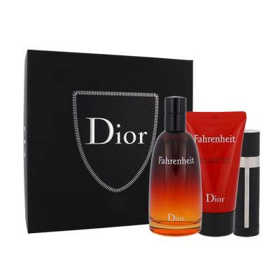 Dior Fahrenheit Dárková kazeta toaletní voda 100 ml + sprchový gel 50 ml + toaletní voda 3 ml