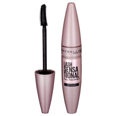 Maybelline Lash Sensational Řasenka pro ženy 9,5 ml Odstín Very Black