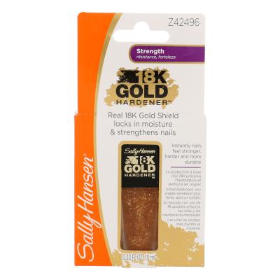 Sally Hansen 18K Gold Hardener Péče o nehty pro ženy 10 ml