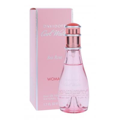 Davidoff Cool Water Sea Rose Woman Toaletní voda pro ženy 50 ml poškozená krabička