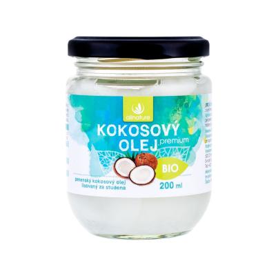 Allnature Premium Bio Coconut Oil Přípravek pro zdraví 200 ml