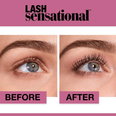 Maybelline Lash Sensational Řasenka pro ženy 9,5 ml Odstín Intense Black