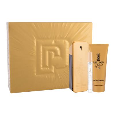 Paco Rabanne 1 Million Dárková kazeta toaletní voda 100 ml + sprchový gel 100 ml + toaletní voda 10 ml