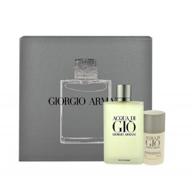 Giorgio Armani Acqua di Giò Pour Homme Dárková kazeta toaletní voda 100 ml + deostick 75 ml poškozená krabička