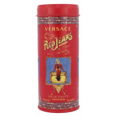 Versace Red Jeans Woman Toaletní voda pro ženy 75 ml poškozená krabička