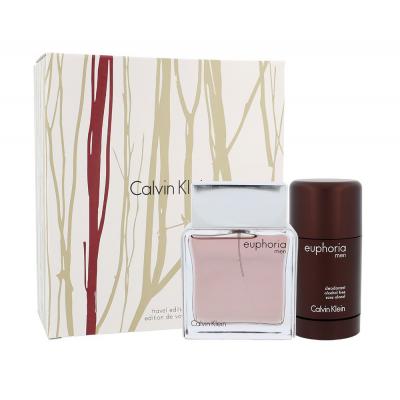 Calvin Klein Euphoria Dárková kazeta toaletní voda 100 ml + deostick 75 ml