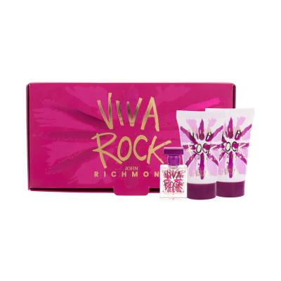 John Richmond Viva Rock Dárková kazeta toaletní voda 4,5 ml + tělové mléko 25 ml + sprchový gel 25 ml