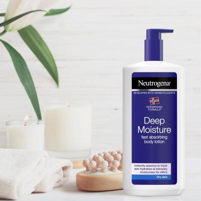 Neutrogena Norwegian Formula Deep Moisture Dry Skin Tělové mléko 400 ml