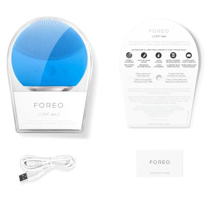 Foreo LUNA™ Mini 2 T-Sonic Facial Cleansing Device Čisticí kartáček pro ženy 1 ks Odstín Aquamarine