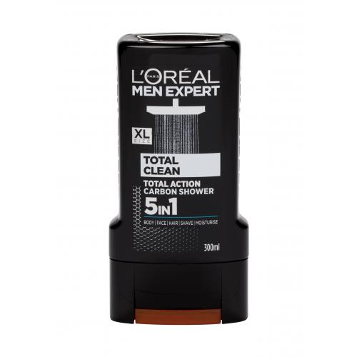 L'Oréal Paris Men Expert Total Clean 5 in 1 300 ml extra čisticí sprchový gel pro muže