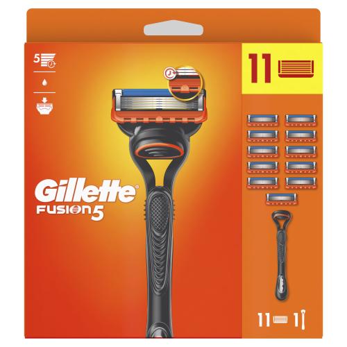 Gillette Fusion5 holicí strojek pro muže holicí strojek + náhradní břity 10 ks