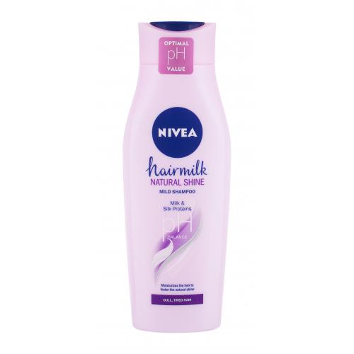 Nivea Hair Milk Shine 400 ml šampon pro lesk vlasů pro ženy